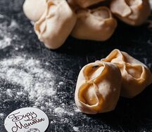 Манты с говядиной и свининой микс