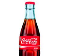Coca-Cola в стелкляной бутылке