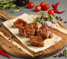 Шашлык из свининой щейки