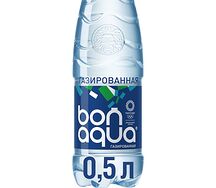 Вода Bonaqua питьевая газированная