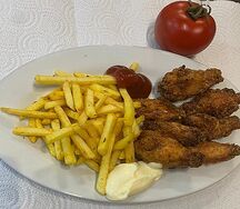 Куриная голень в панировке