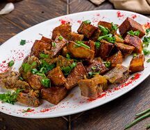 Жареная телятина