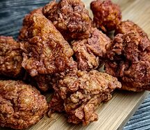 Куриные стрипсы острые большие