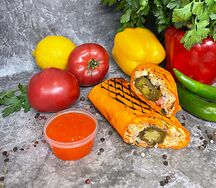 Тайская шаурма в сырном лаваше
