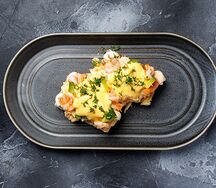 Скрэмбл с лососем