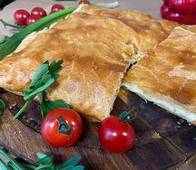 Хачапури пеновани слоеное