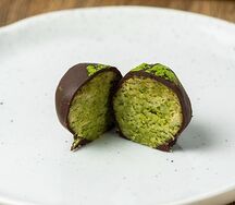 Марципан матча (vegan)