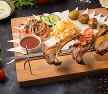 Шашлык из бараньей корейки XXL