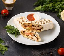 Шаурма на углях