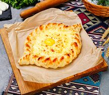 Хачапури по-аджарски (лодочка)
