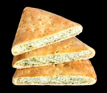 Пирог с сыром и зеленью