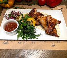Шашлык из цыплят-корнишон