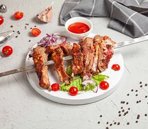 Шашлык из бараньей корейки