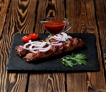 Люля-кебаб из говядины и баранины