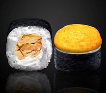 Запеченный ролл с мидиями