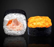 Запеченный ролл Сяке идзюми