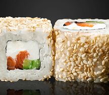 Канадский ролл в кунжуте