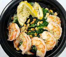 Салат Чука с креветками