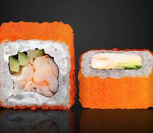 Ролл Калифорния с креветкой