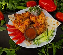 Шашлык из куриных крылышек 