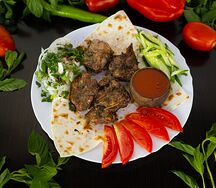 Шашлык из говяжьей вырезки   