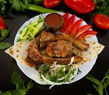 Шашлык из бараньей корейки   