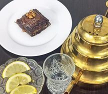 Пахлава квадратная с шоколадом