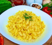 Макароны отварные