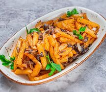 Картофель, жаренный с грибами