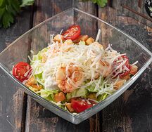 Салат с креветками