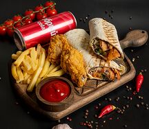 Комбо классическая шаурма с курицей