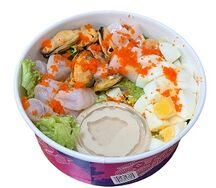 Салат с морепродуктами