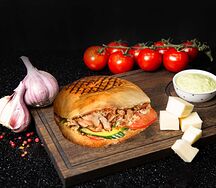 Шаурма в лепёшке
