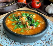 Чахохбили из куриного филе бедра