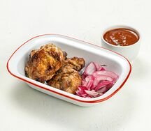 Шашлык из куриного окорочка