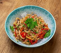 Удон с курицей