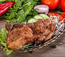 Шашлык из бараньей корейки