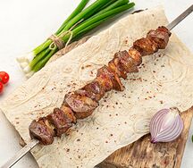 Говяжья печень с курдюком