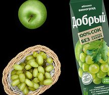 Сок Добрый Яблоко-виноград