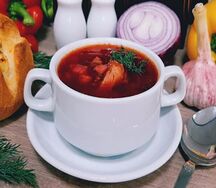 Борщ домашний