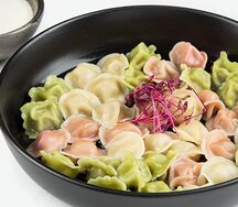 Мини-пельмени с курицей