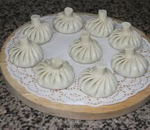 Хинкали с говядиной и свининой