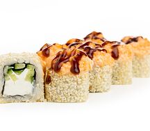 Ролл Запечённый с курочкой в соусе терияки