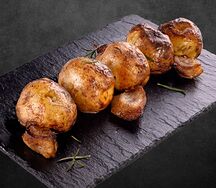 Картошка на мангале с салом