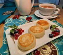 Сырники с сахарной пудрой