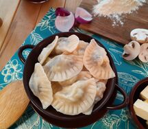 Вареники с картофелем и грибами