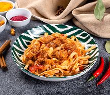 Лапша удон с курицей