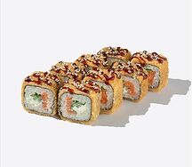 Темпура с лососем терияки