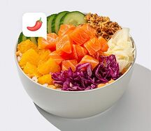 Поке спайси с лососем