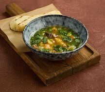 Наваристый суп с мясом из смокера